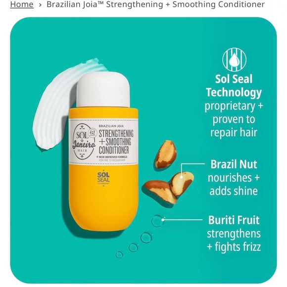 BRAZILIAN JOIA™ STRENGTHENING + SMOOTHING CONDITIONER 90 ML - Picture 7 of 7
